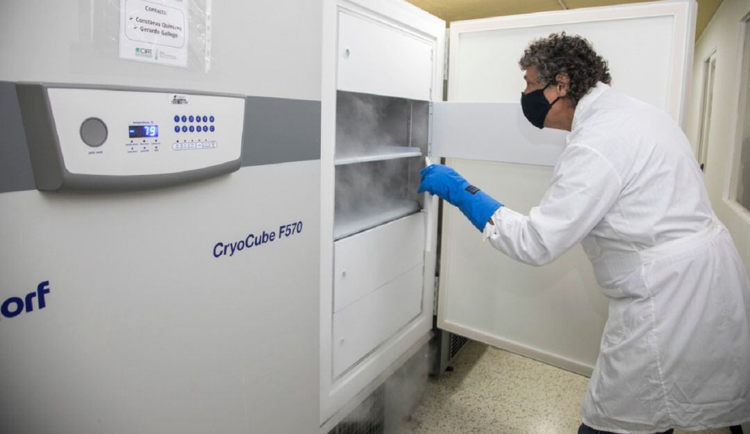 Este es uno de los cuatro ultracongeladores que tiene Palmira.