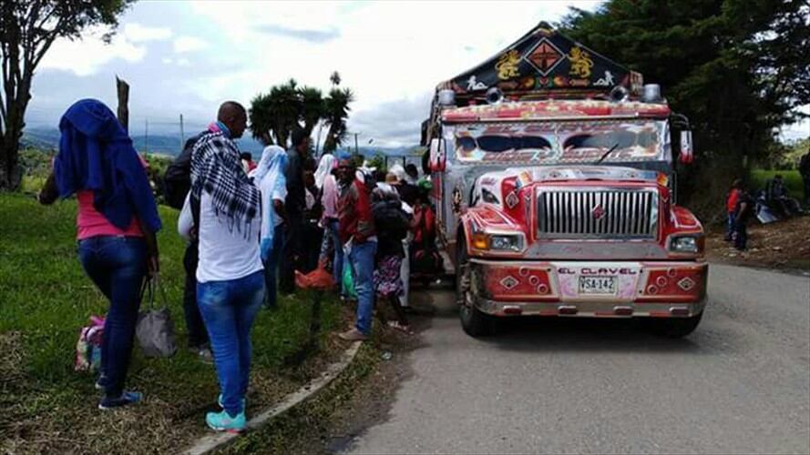 Los dirigentes dieron la orden a los campesinos concentrados en el norte de Popayán de regresar a sus territorios. Foto: Anuc