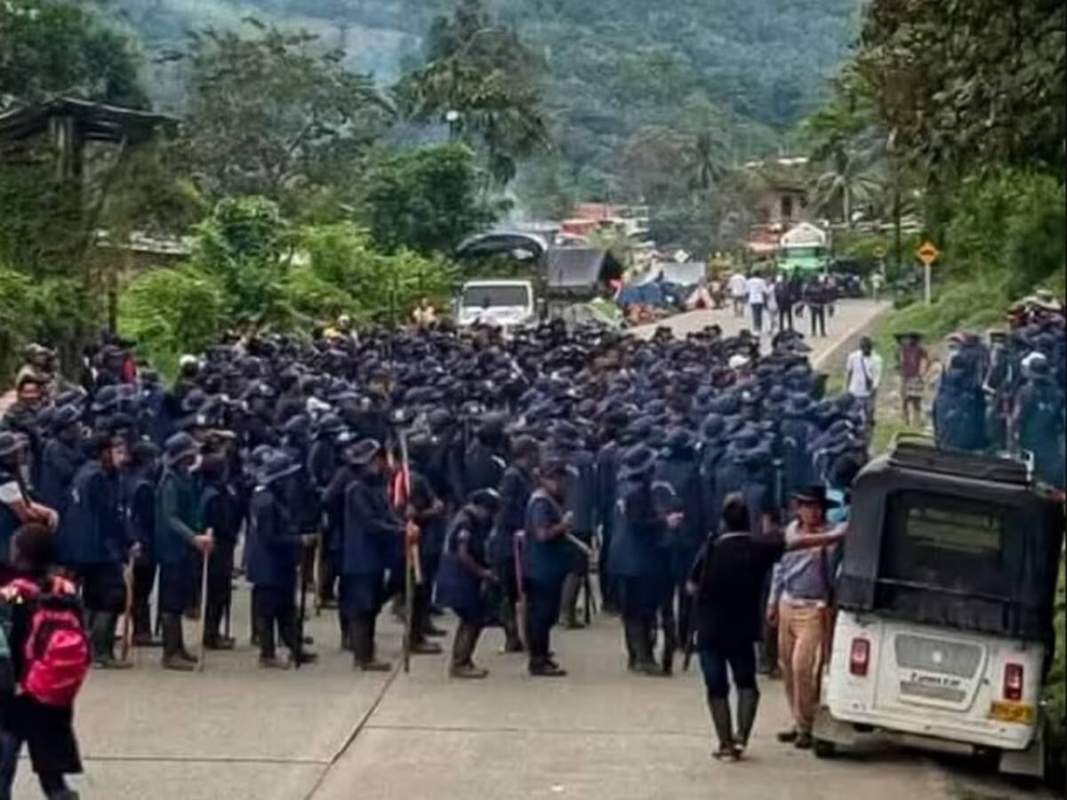 Nuevamente está bloqueada la vía entre Risaralda y Chocó