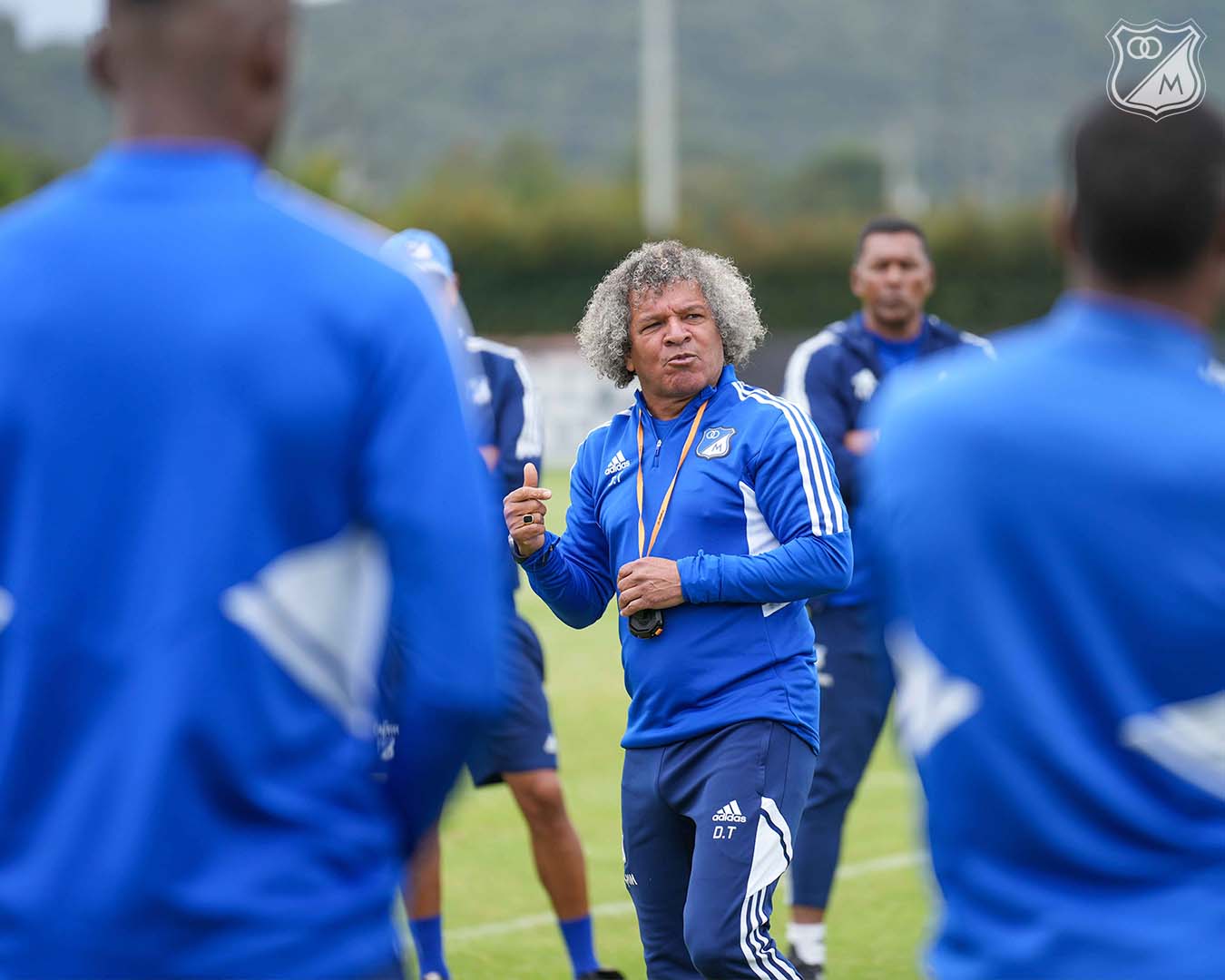 Alberto Gamero, director técnico de Millonarios / Twitter: @MillosFCoficial.