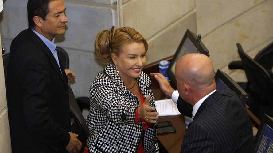 Gustavo Moreno manifestó que supuestamente Eugenio Fernández conocía de un beneficio por parte del “cartel de la toga” a Liliana Rendón (foto, centro), investigada por parapolítica. Foto: Colprensa