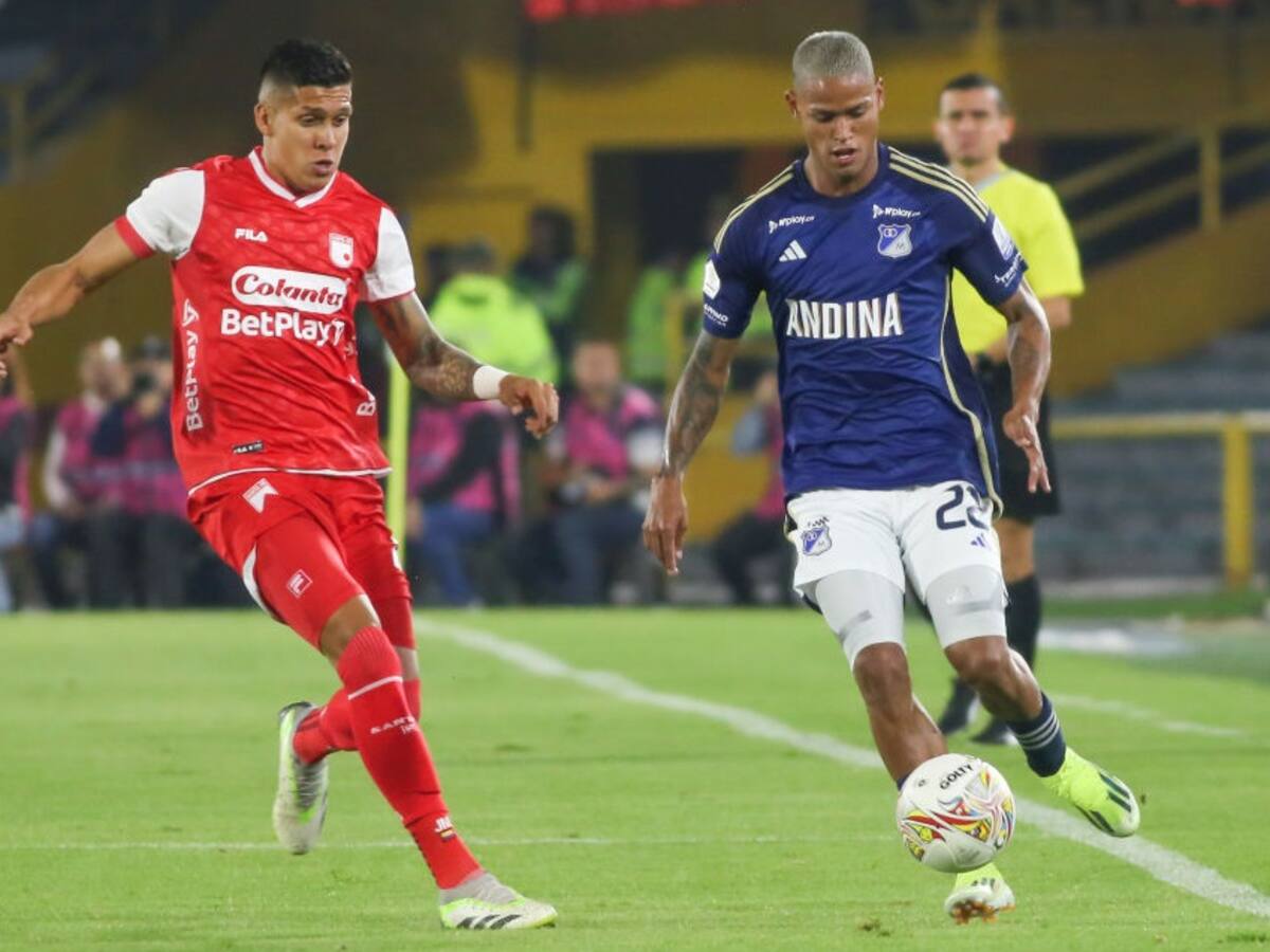 Santa Fe busca ganar el primer clásico en la era Peirano ante un Millonarios con bajas