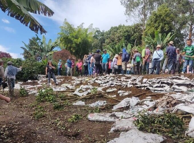Protesta Jericó- Foto cortesía