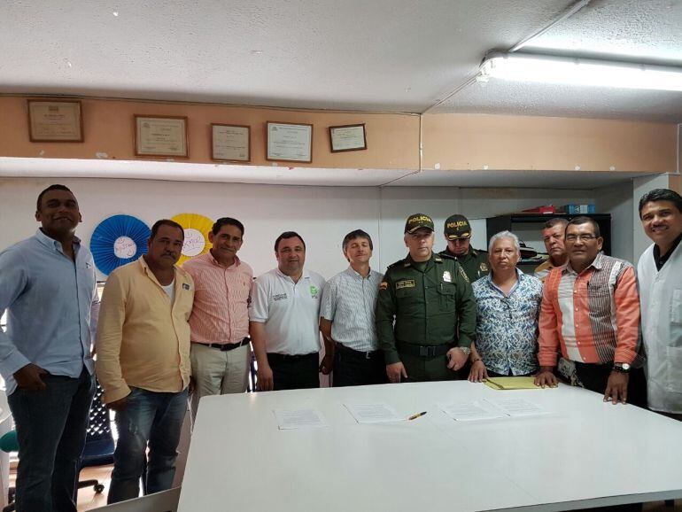 Los comerciantes del mercado y las autoridades de Barranquilla acordaron  plan de seguridad.