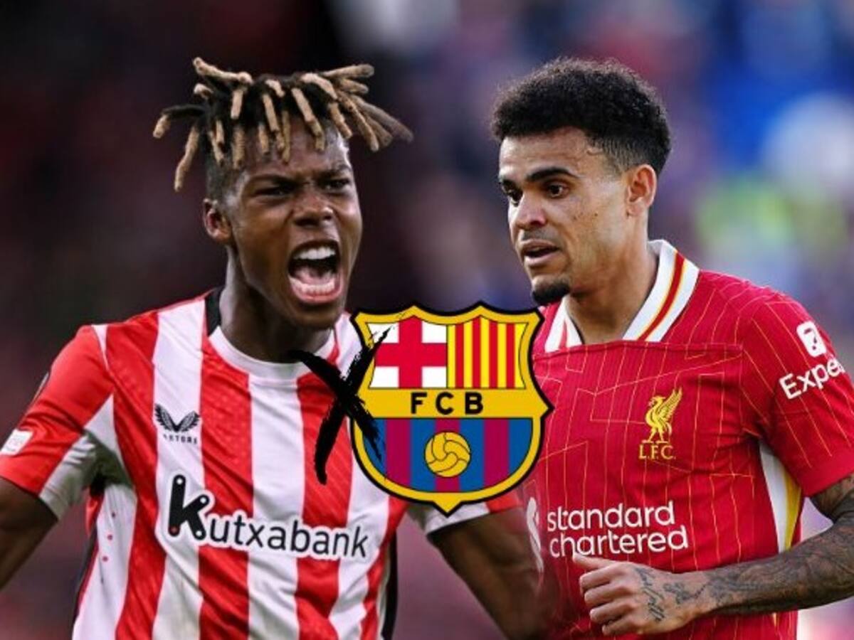 Barcelona se queda sin Nico Williams ¿Luis Díaz vuelve a ser prioridad?