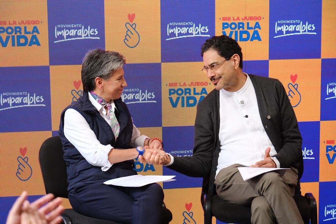 Claudia López e Iván Cepeda