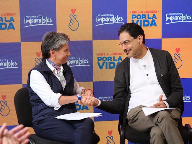 Claudia López e Iván Cepeda