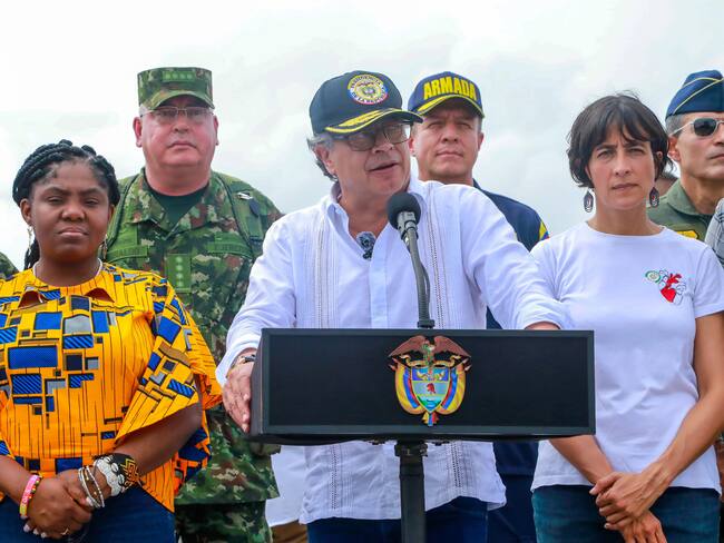 El presidente Gustavo Petro y su gabinete. Foto: Cortesía Presidencia de Colombia