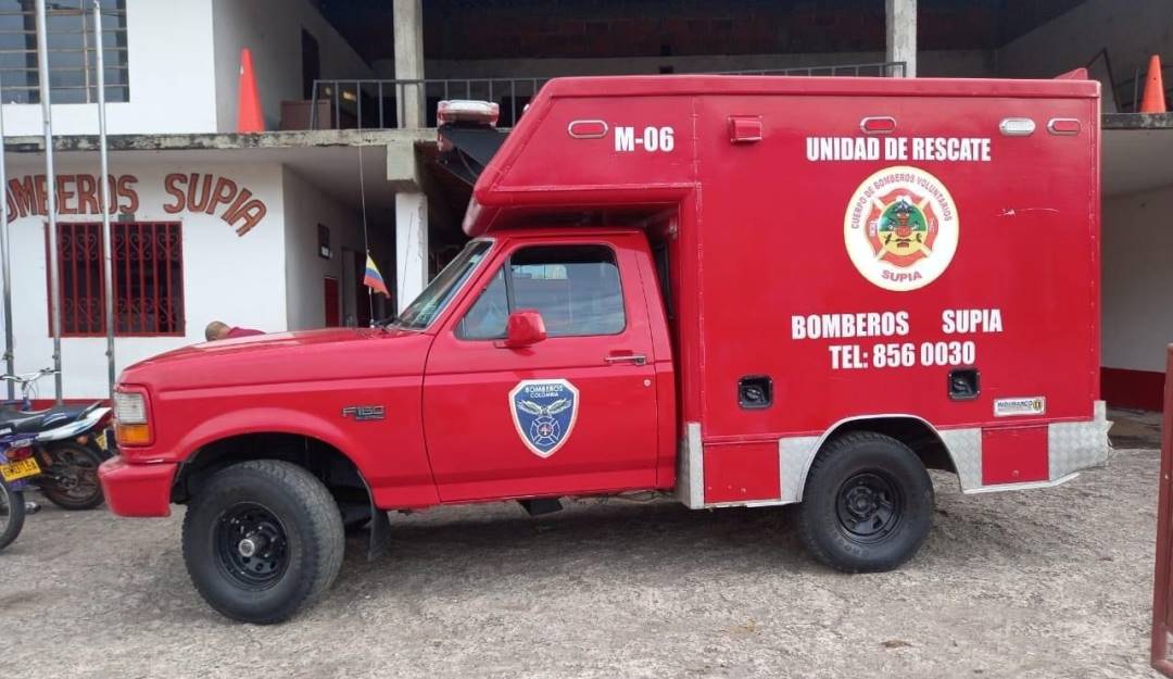 Mujer fue hallada sin signos vitales en su vivienda. Crédito: Bomberos Supía, Caldas.