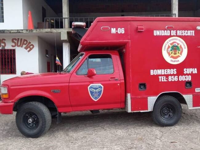 Mujer fue hallada sin signos vitales en su vivienda. Crédito: Bomberos Supía, Caldas.