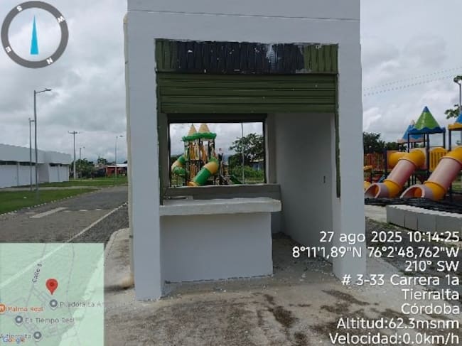 Contraloría determina hallazgos fiscales por $21.709 millones en Unidad Recreo Deportiva de Tierralta, Córdoba. Foto: Contraloría.