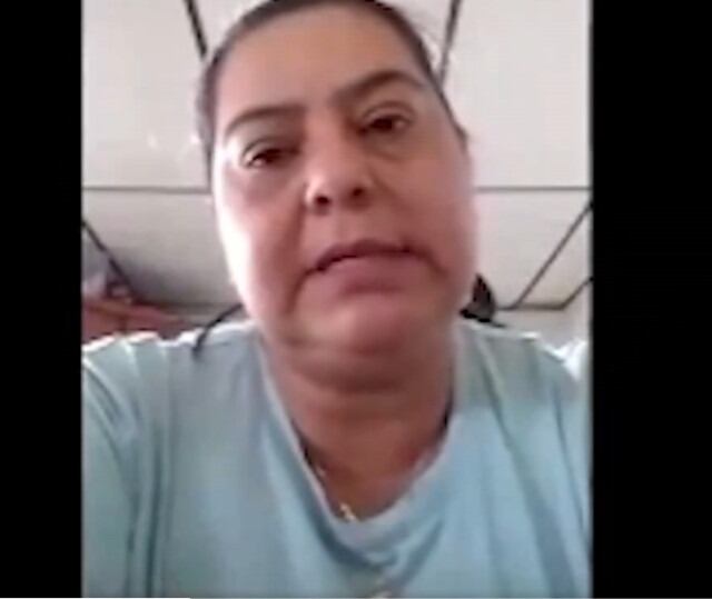 Pantallazo audiencia de imputación de cargos en contra de la hermana y administradora de bienes del exsenador Mario Castaño