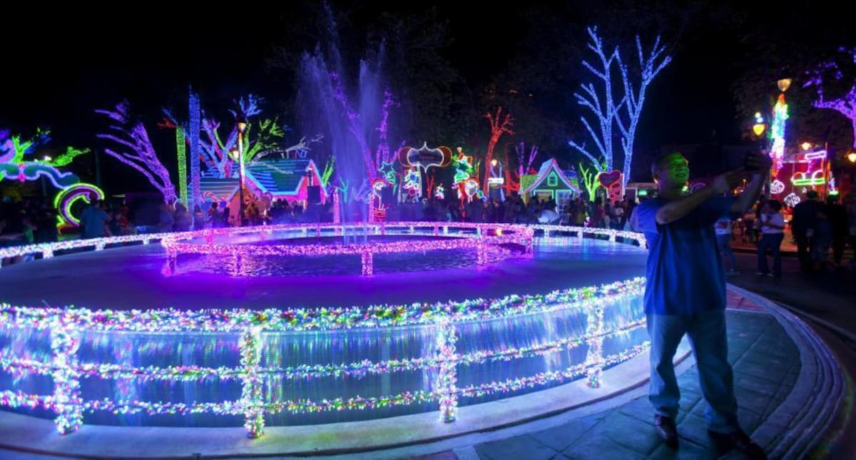 Árboles humanos, en los ríos y las ciudades más emblemáticas del mundo inundadas de luces y de la magia de la navidad. / República Dominicana.