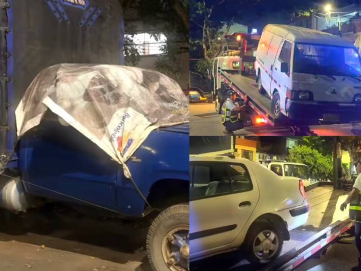 Tránsito de Bucaramanga recogió más de 20 vehículos abandonados en el barrio Mutis