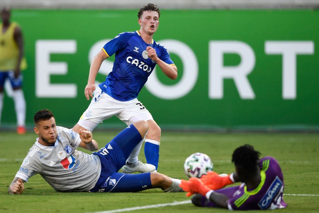 Partido entre Everton y Millonarios disputado en 2021 por la Florida Cup (Photo by Douglas DeFelice - Everton/Everton FC via Getty Images)