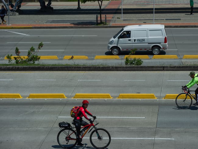 Día sin carro y moto en Bogotá, 2023. Foto: Chepa Beltran/Long Visual Press/Universal Images Group via Getty Images.