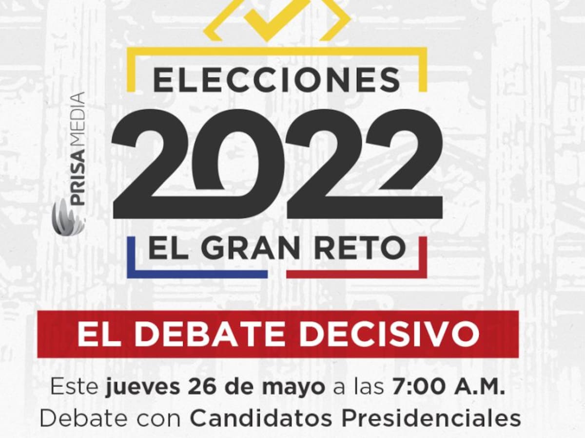 Último debate de candidatos presidenciales en Caracol Radio: fecha y hora