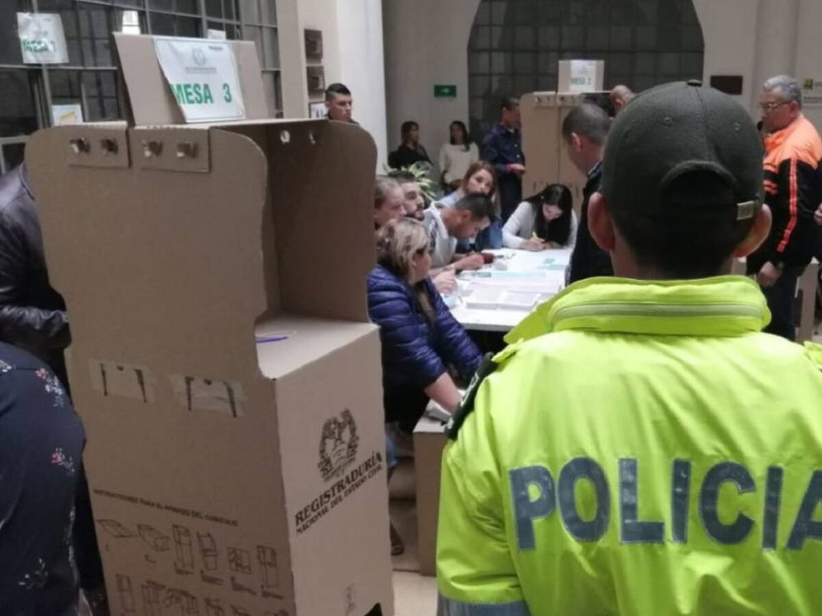 700 policías garantizarán la seguridad en las elecciones de la Consulta Popular en Caldas