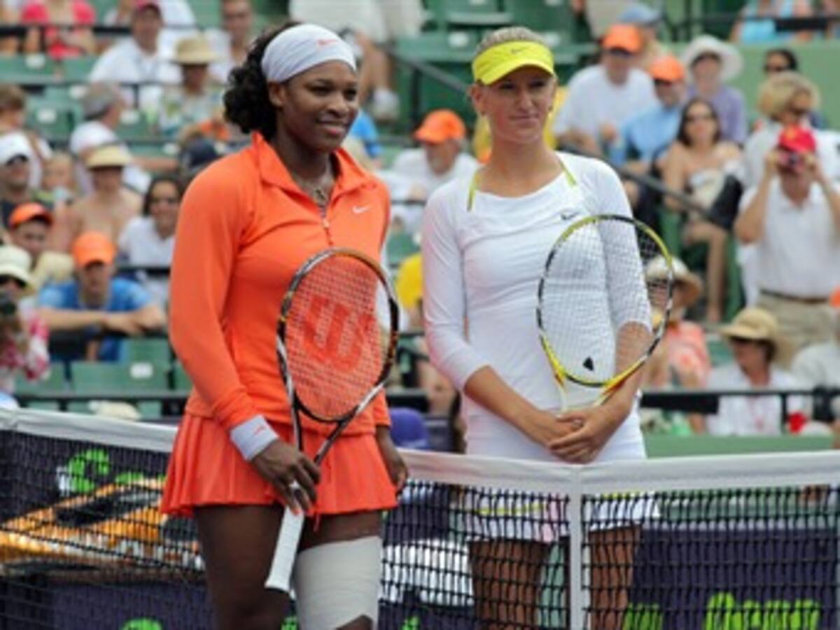 Victoria Azarenka y Serena Williams en la final del Abierto de Madrid