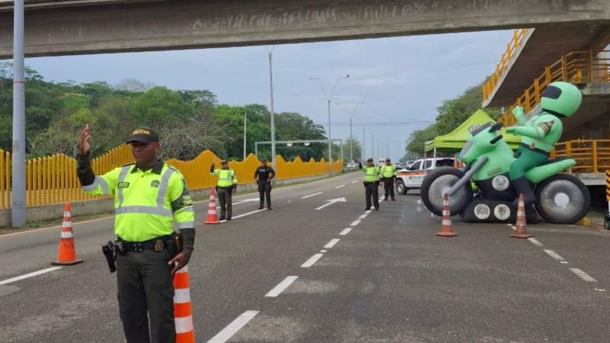 En Bolívar 112 policías garantizarán seguridad vial durante el puente festivo