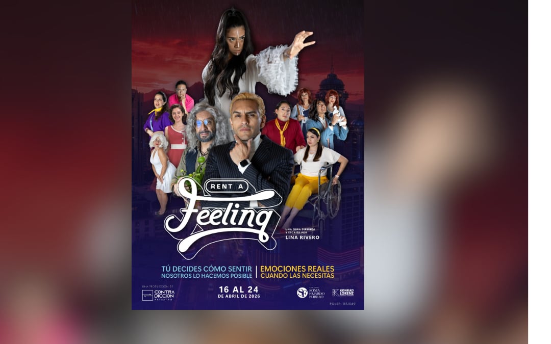 ‘Rent a Feeling’, la comedia teatral sobre el afecto en tiempos de la IA: funciones, boletas y más