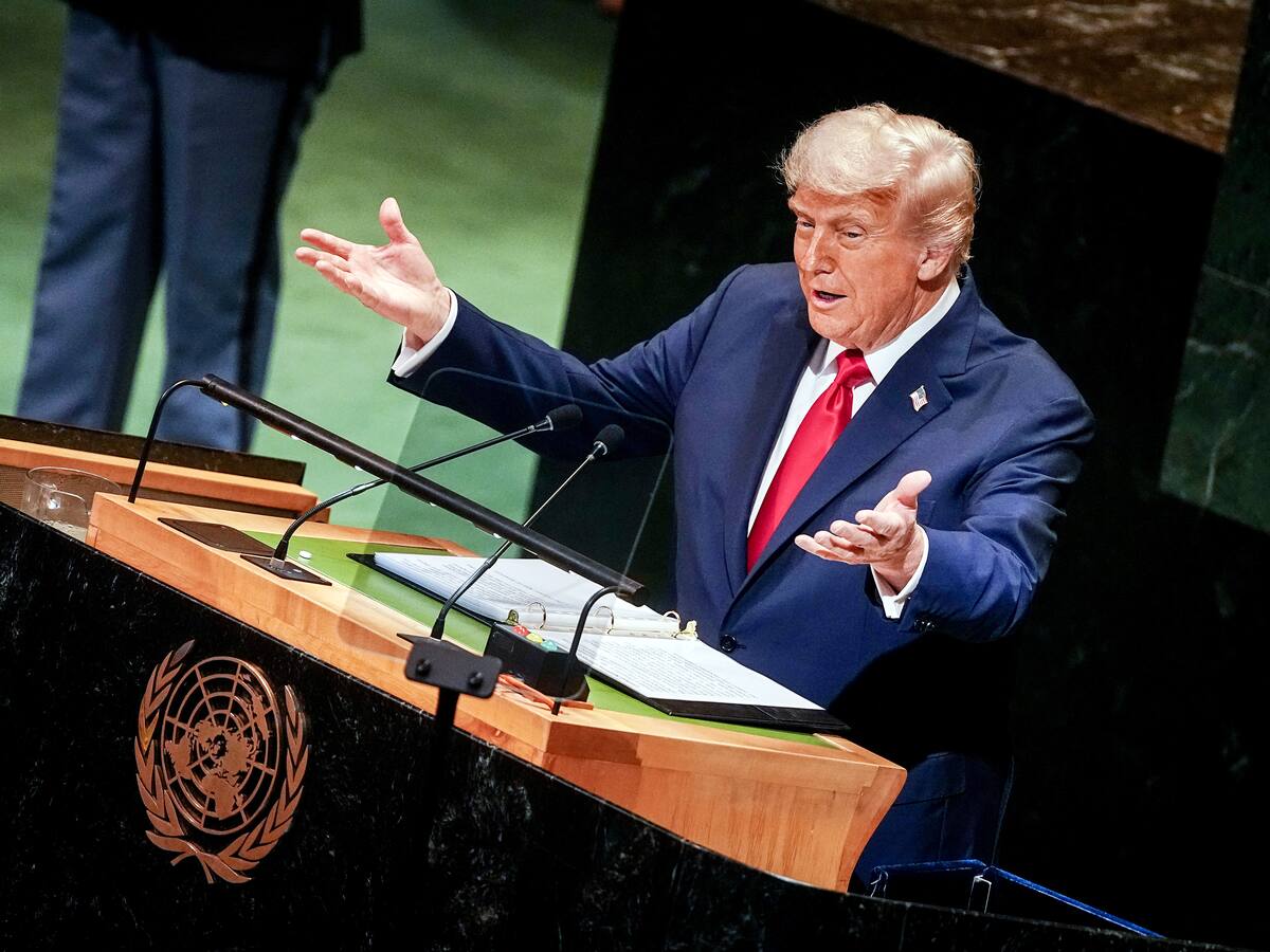 Trump vuelve a la Asamblea General cuestionando a la ONU “las palabras vacías no resuelven la guerra”