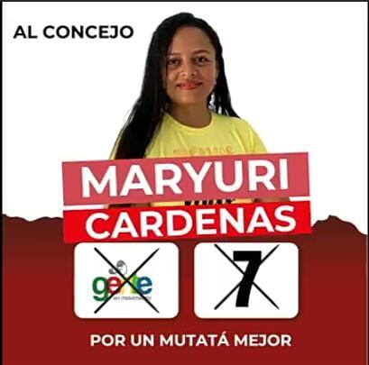 Maryuri Cárdenas, candidata asesinada en Urabá- foto cortesía