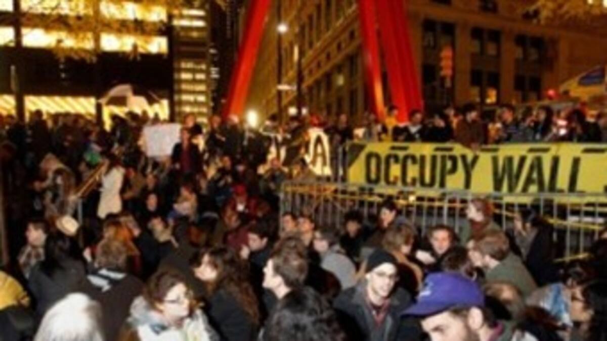 Los 'indignados' hablan ya de 200 detenidos en inmediaciones de Wall Street