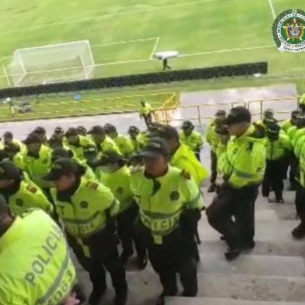 Más de 600 policías garantizarán la seguridad del partido Boyacá Chicó vs Millonarios