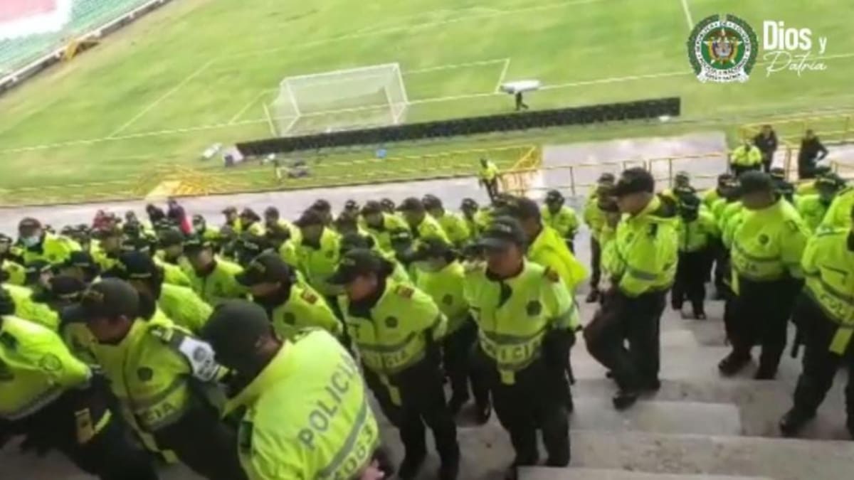Son 650 uniformados que garantizarán seguridad Boyacá Chicó - Millonarios en Tunja