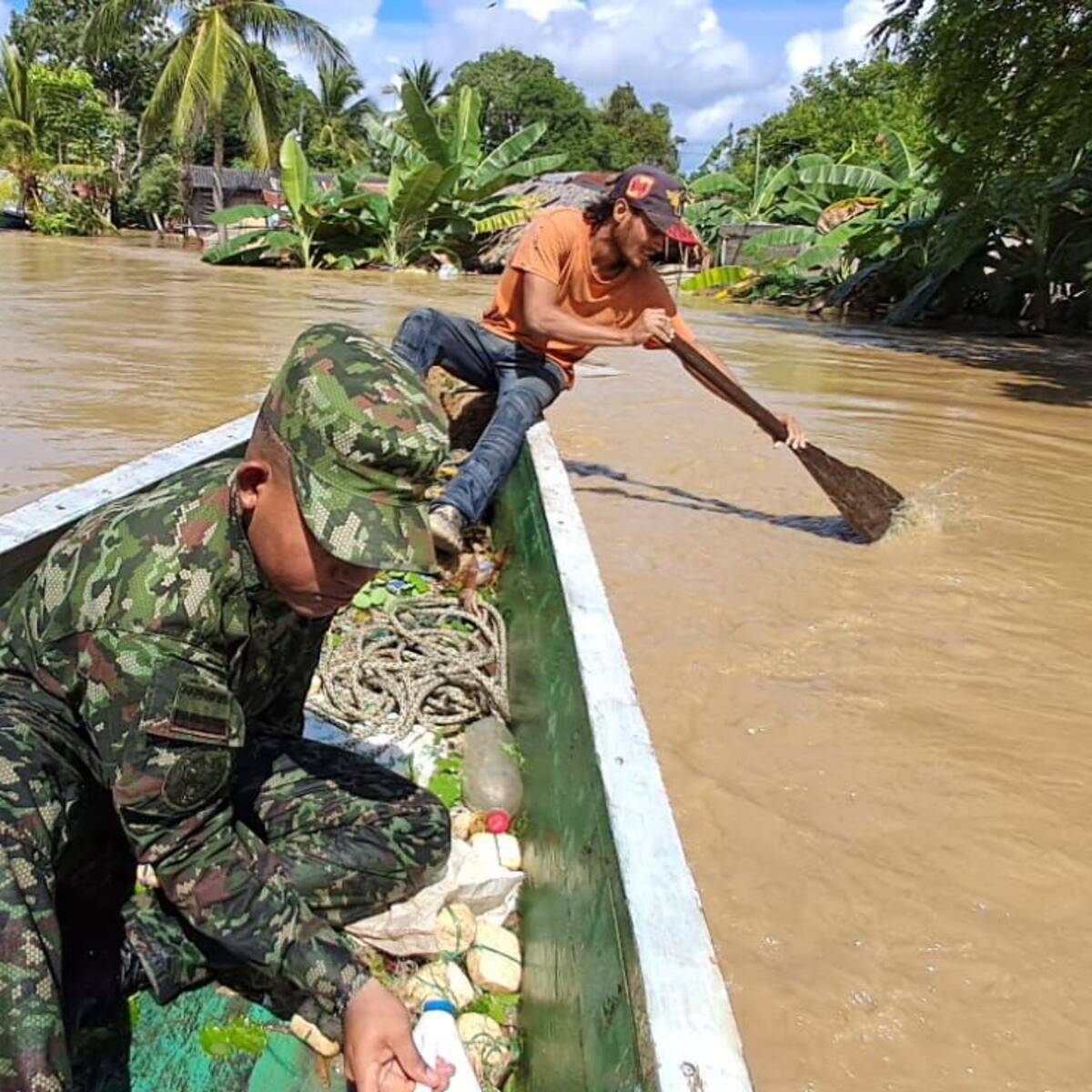 Córdoba: 200 militares brindan asistencia humanitaria a población afectada por inundaciones