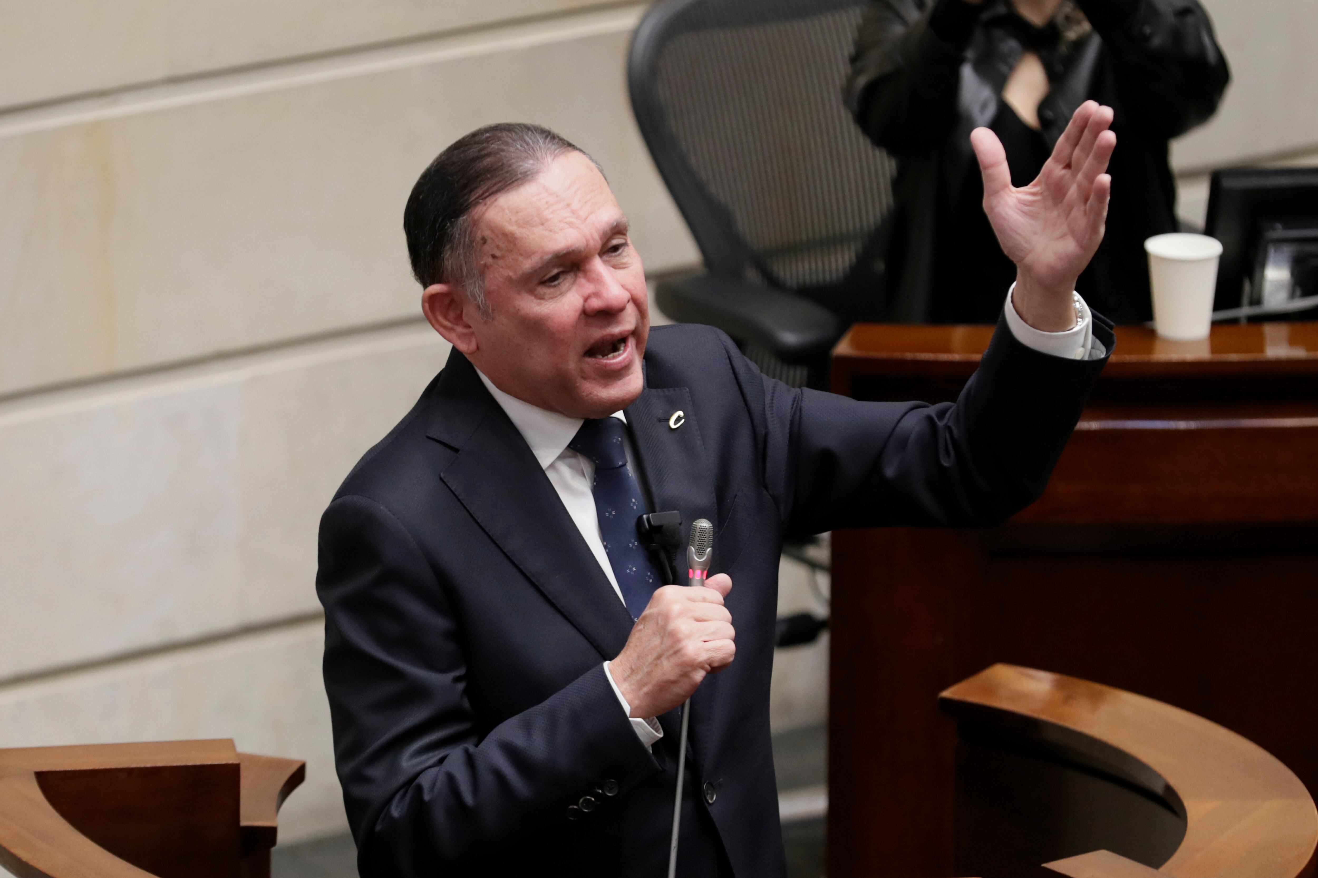  El presidente del Senado, Efraín Cepeda. EFE/ Carlos Ortega