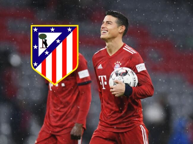 James Rodríguez durante su paso por el Bayern Múnich / Getty Images.