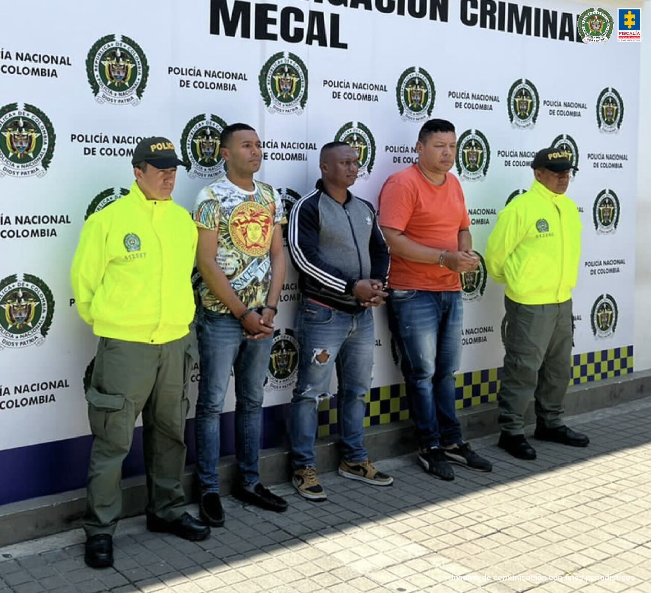 Capturados/Fiscalía