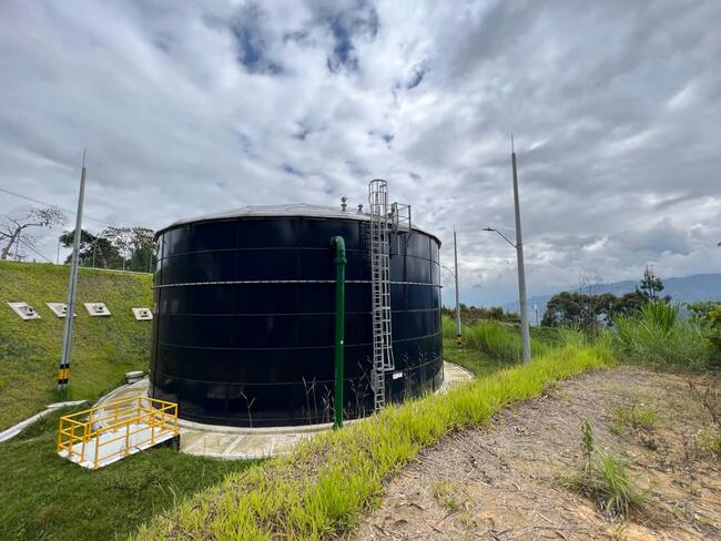Sistema de acueducto entregado a la comunidad en La Estrella, Antioquia. Foto: cortesía.