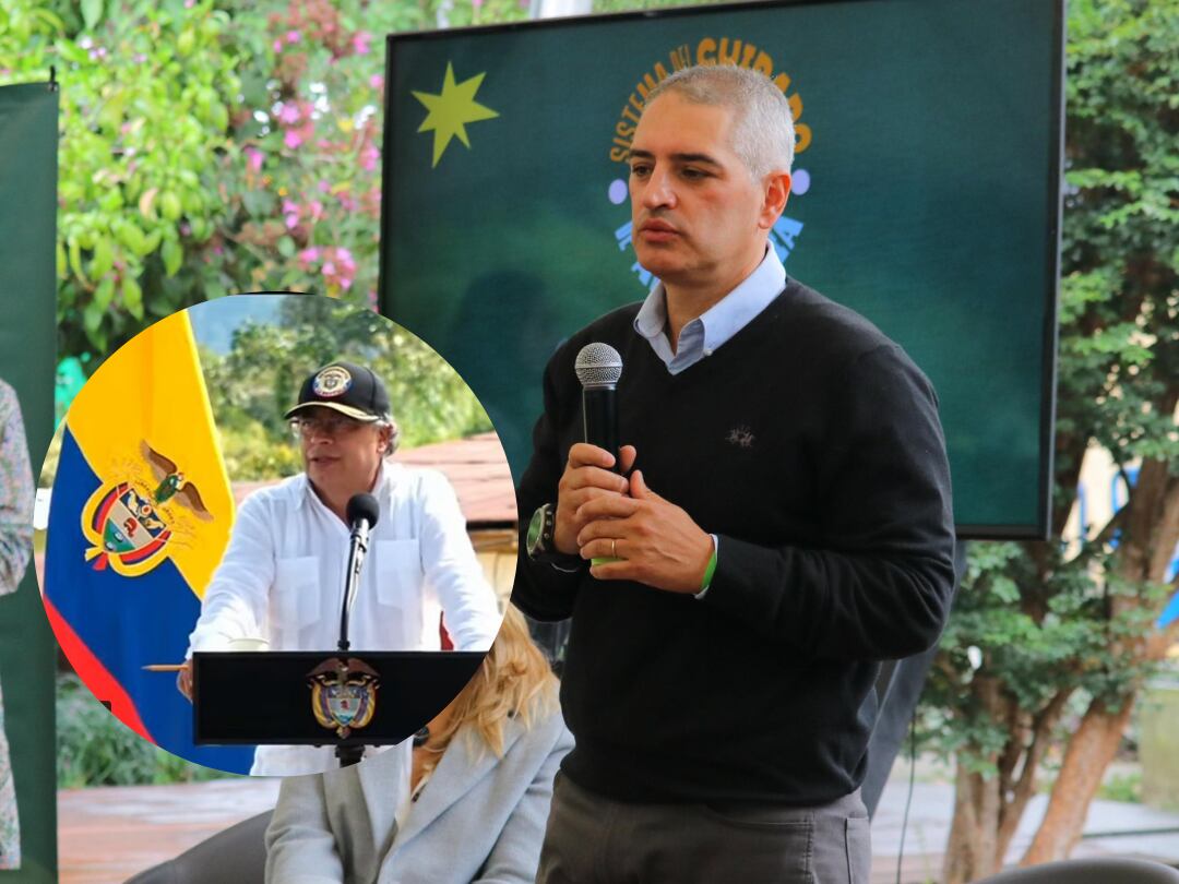 Gustavo Petro y Andrés Julián Rendón- fotos cortesía