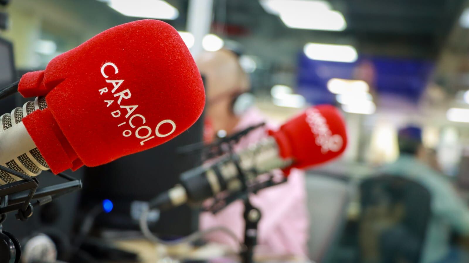 Micrófono de Caracol Radio