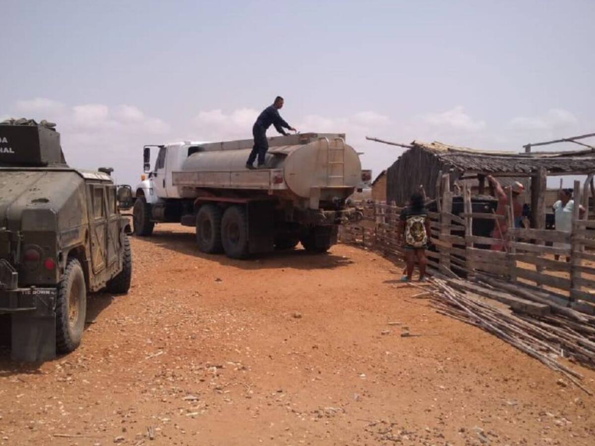 Desde Cartagena llevan agua potable a municipios de la Guajira