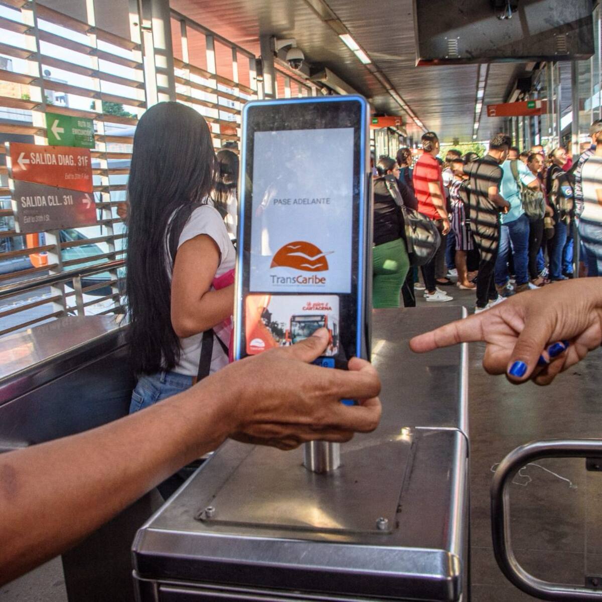 Transcaribe habilitó 97 puntos para recargar tarjetas en Cartagena