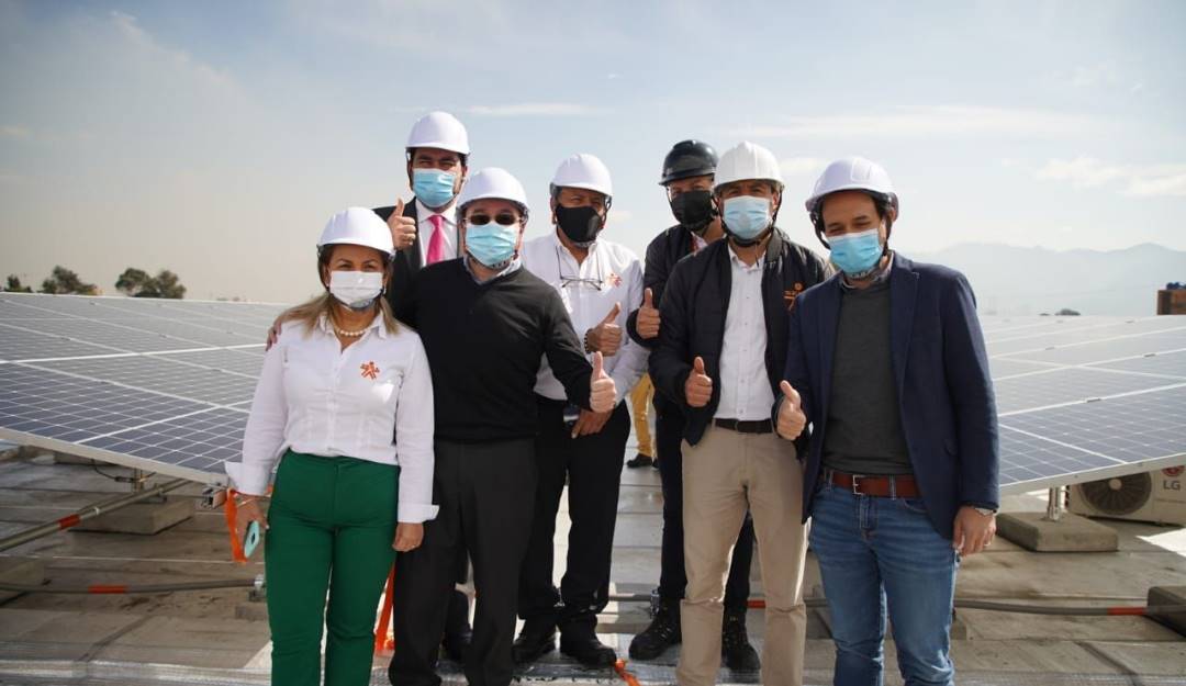 Paneles solares del SENA. Foto: Cortesía SENA. 