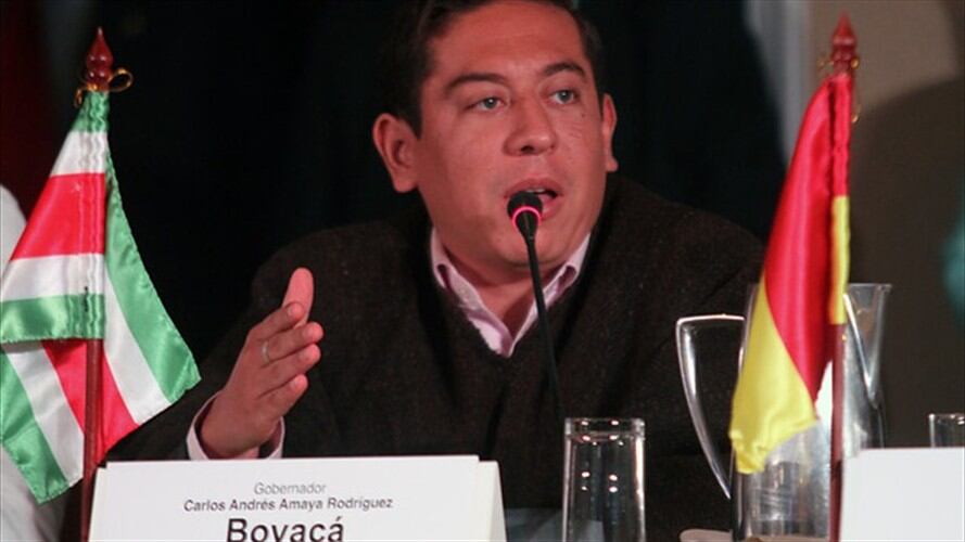 Carlos Amaya, gobernador de Boyacá . Foto: Colprensa