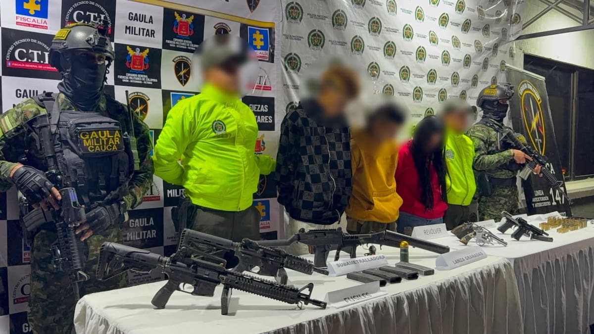 Capturan a tres integrantes de una red señalada de hurtar vehículos para las disidencias en el Cauca