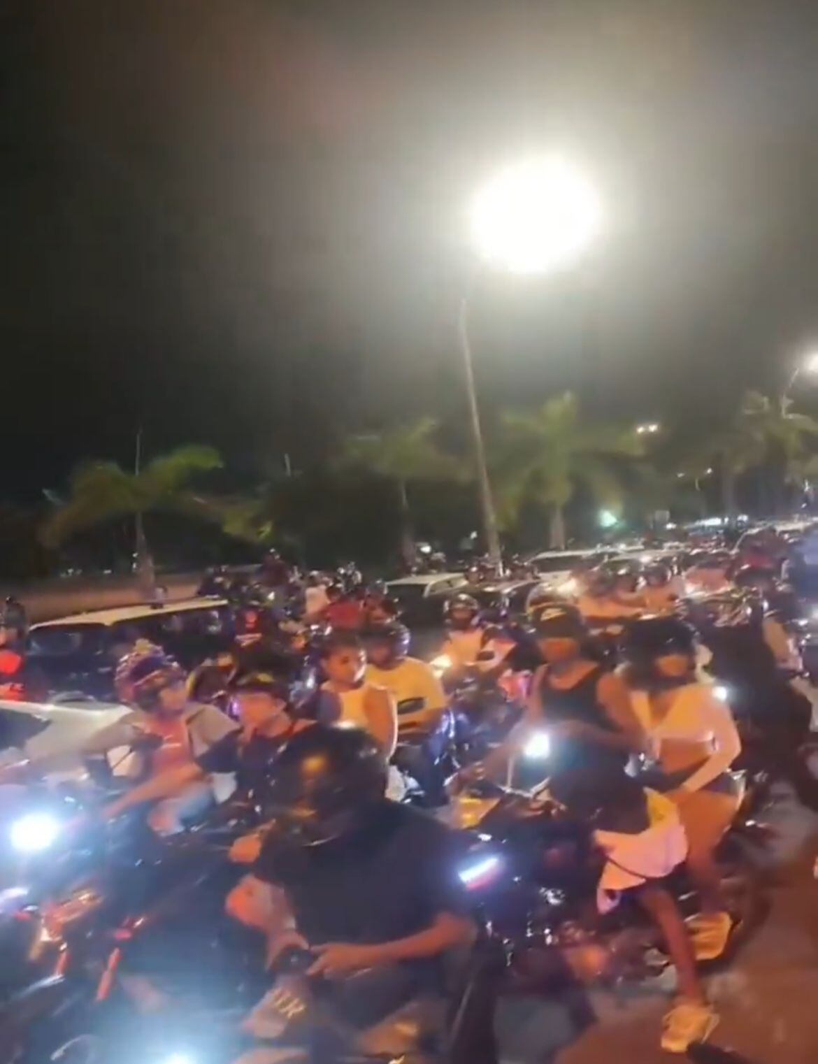 Preocupación por desordenes de motociclistas en calles por Halloween / Foto Cortesía