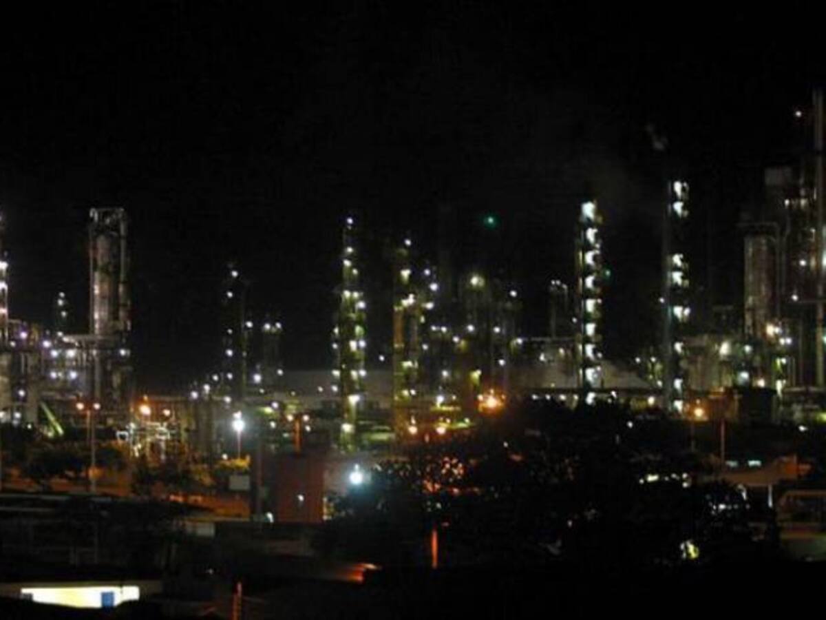 Problemas con la energía afectaron producción en la refinería de Cartagena