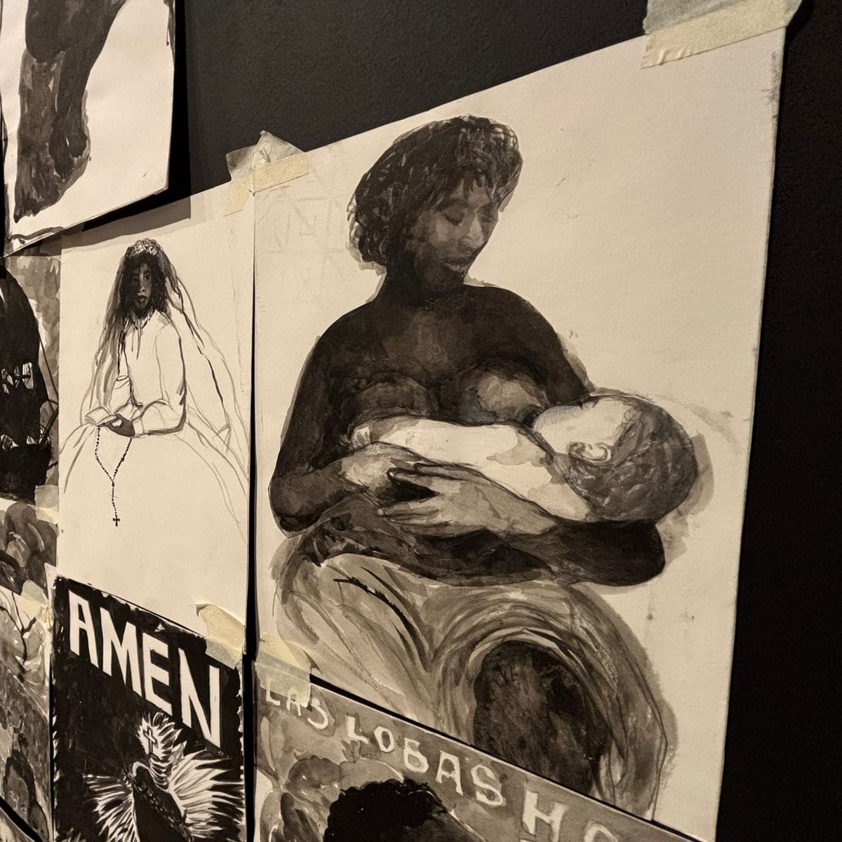 Exposición gratuita “Negro sobre Negro” en el Centro de Formación de la Cooperación Española