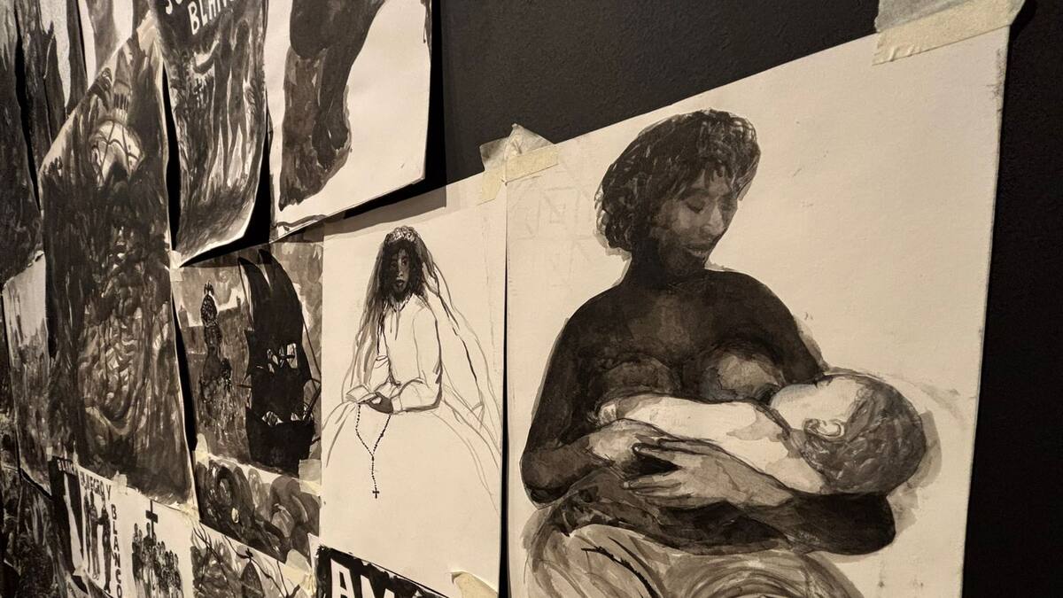 Exposición gratuita “Negro sobre Negro” en el Centro de Formación de la Cooperación Española