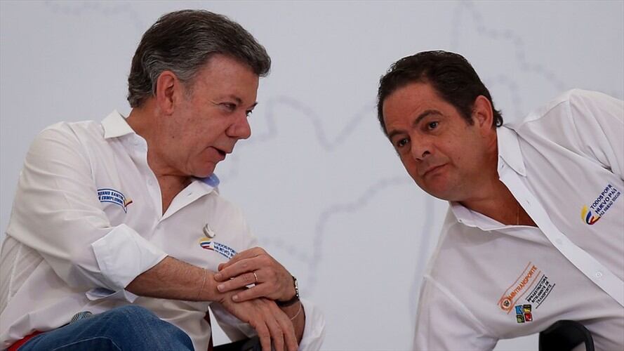 Juan Manuel Santos y Germán Vargas Lleras . Foto: