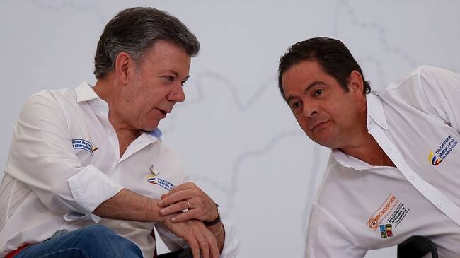 Juan Manuel Santos y Germán Vargas Lleras . Foto: