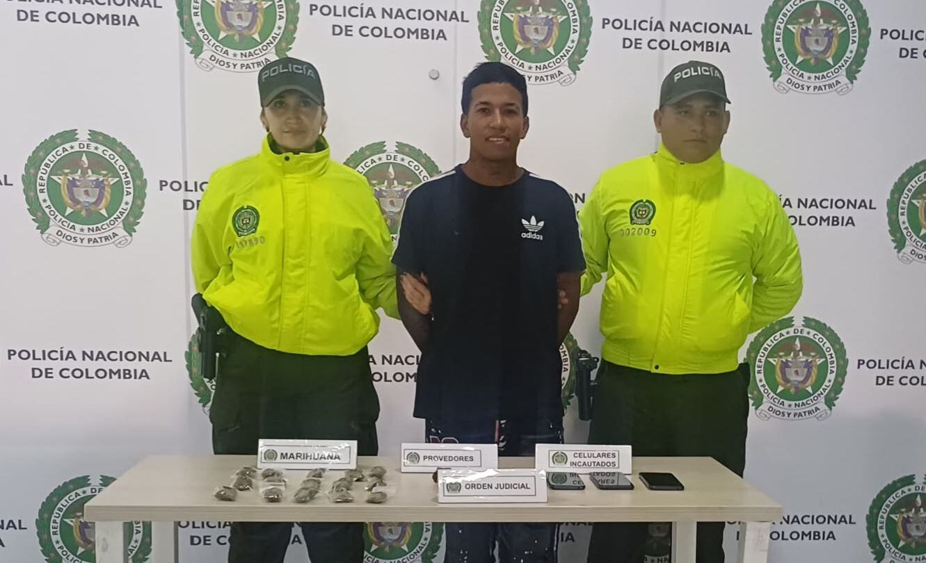 Capturan en Norte de Santander a presunto integrante del Tren de Aragua. / Foto: Policía.