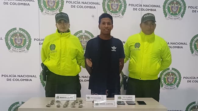 Capturan en Norte de Santander a presunto integrante del Tren de Aragua. / Foto: Policía.